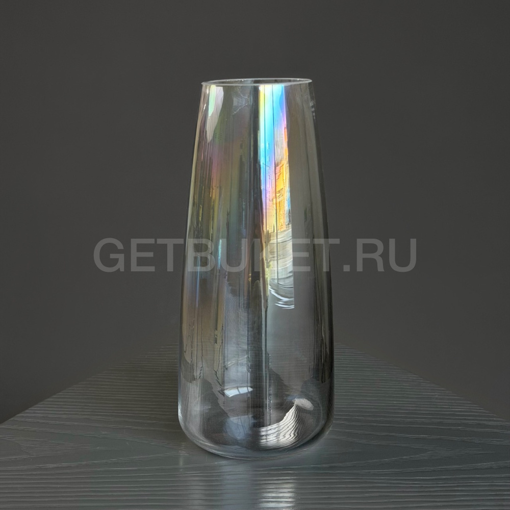 246476 Ваза декоративная h20 серая